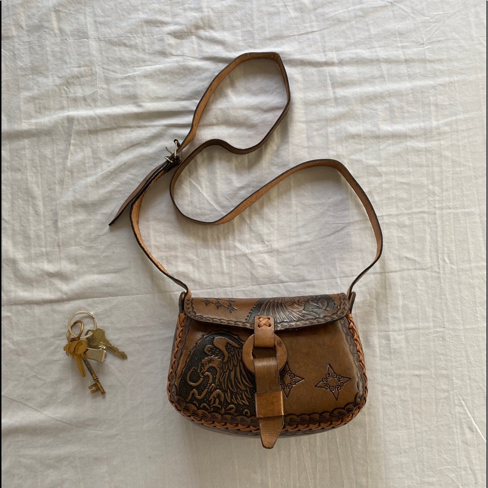 Vintage Handmade Leather Purse